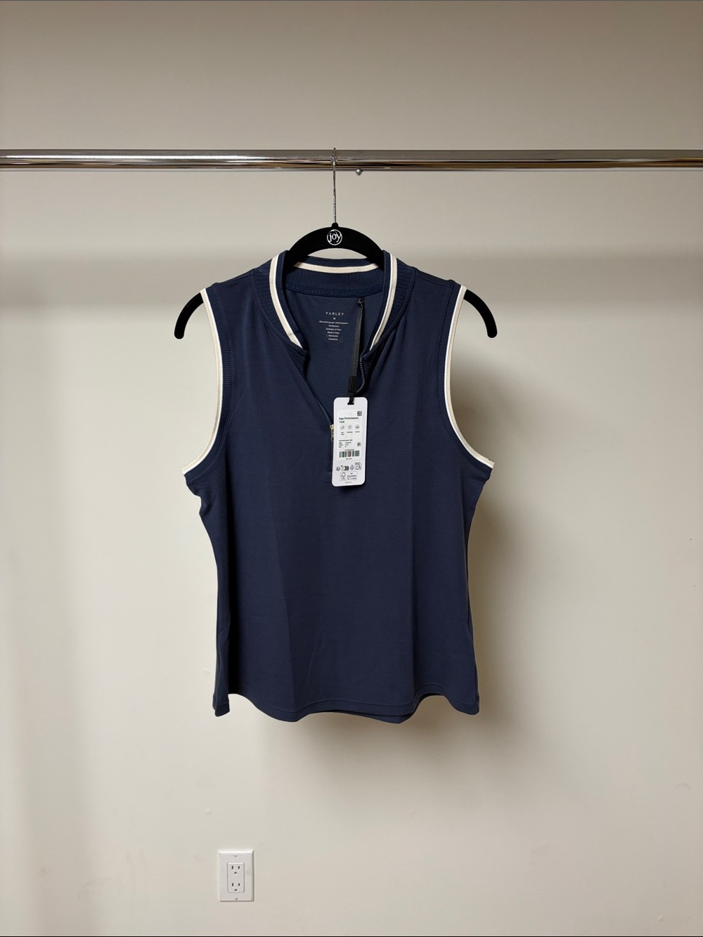Varley inga performance tank blue nights